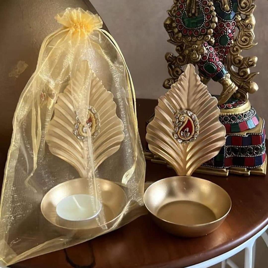 Handcrafted Metal Urli Bowl with Butterfly Diyas for Floating Flowers & Tea Light Candles – Perfect for Home,Table Decor, Housewarming |Diwali Return Gifts|Decors |( 7-Inch )