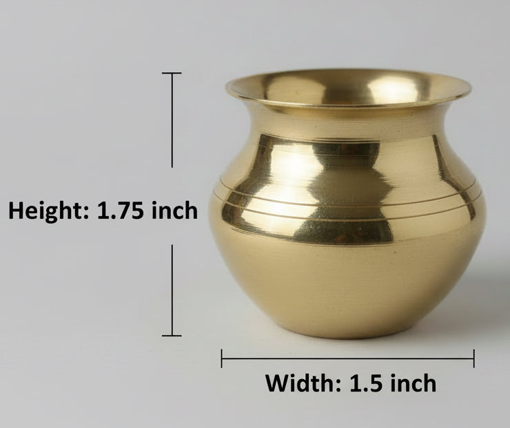 Brass mini kalash for decorative return gift | brass kalash for indian traditional pooja return gifts | housewarming return gifts