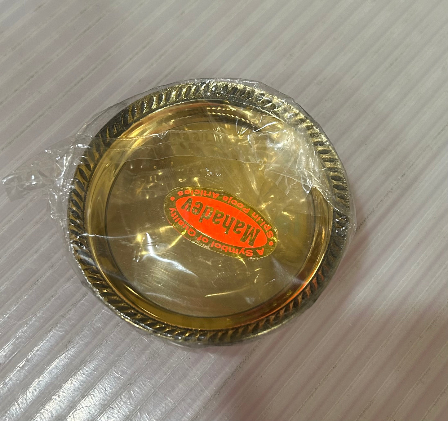 Brass pooja stand /Diya stand 3 inch