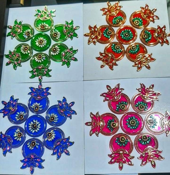 Acrylic Rangoli for Diwali decorations
