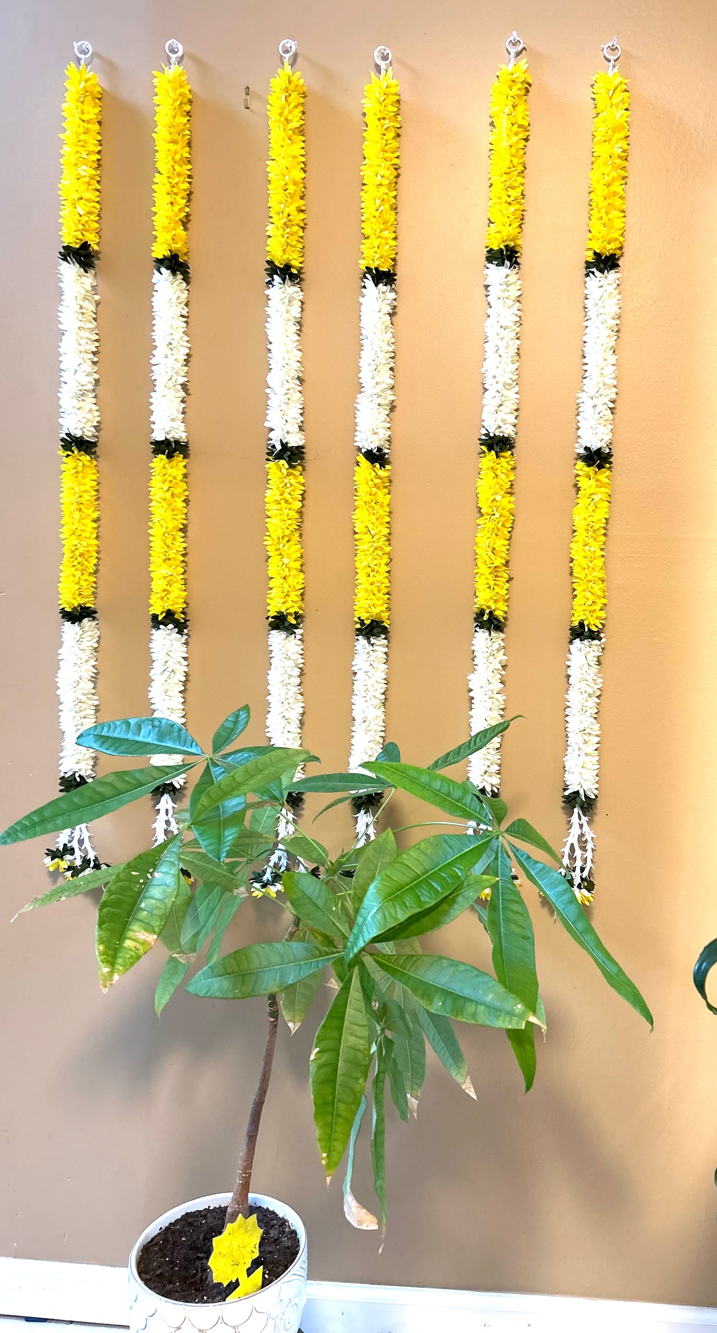 4 feet Lilly garland for housewarming decoration backdrop garlands(count-1)