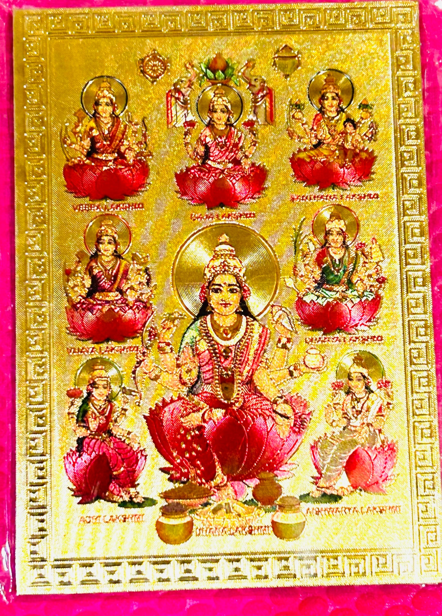 Photo Fridge magnets acrylic god frames -3.25 *2.25 inches | Picture Magnet Golden Color