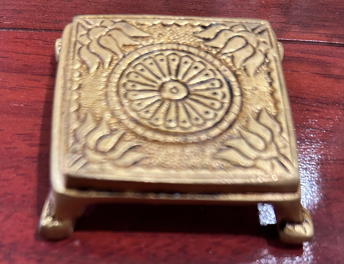 Decorative brass pooja/Diya stand