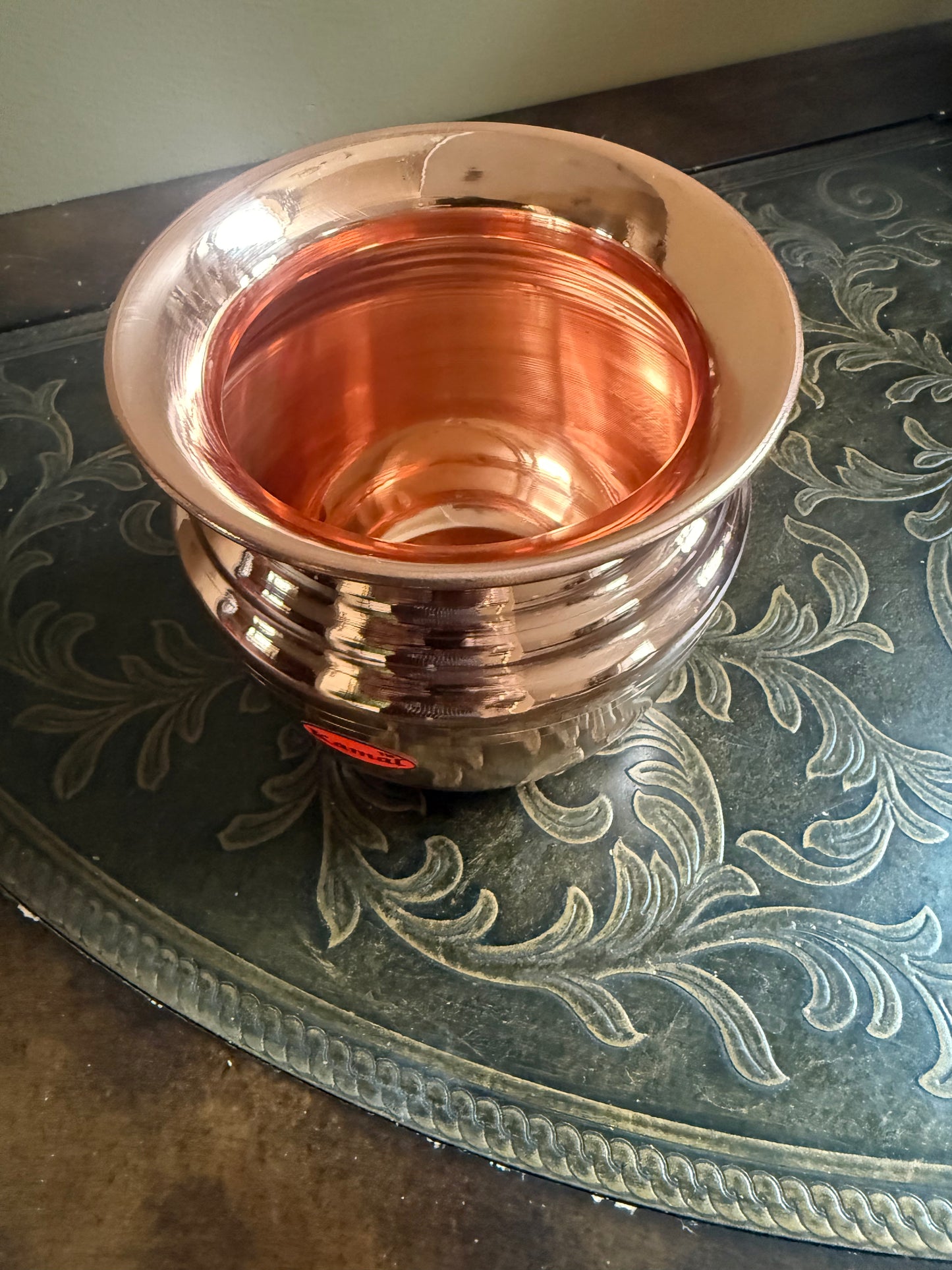 Brass Kalash / pooja kalasham / puja lota for puja rituals-Traditional Hindu Lota for Prayer – Spiritual Decor , Housewarming Gift