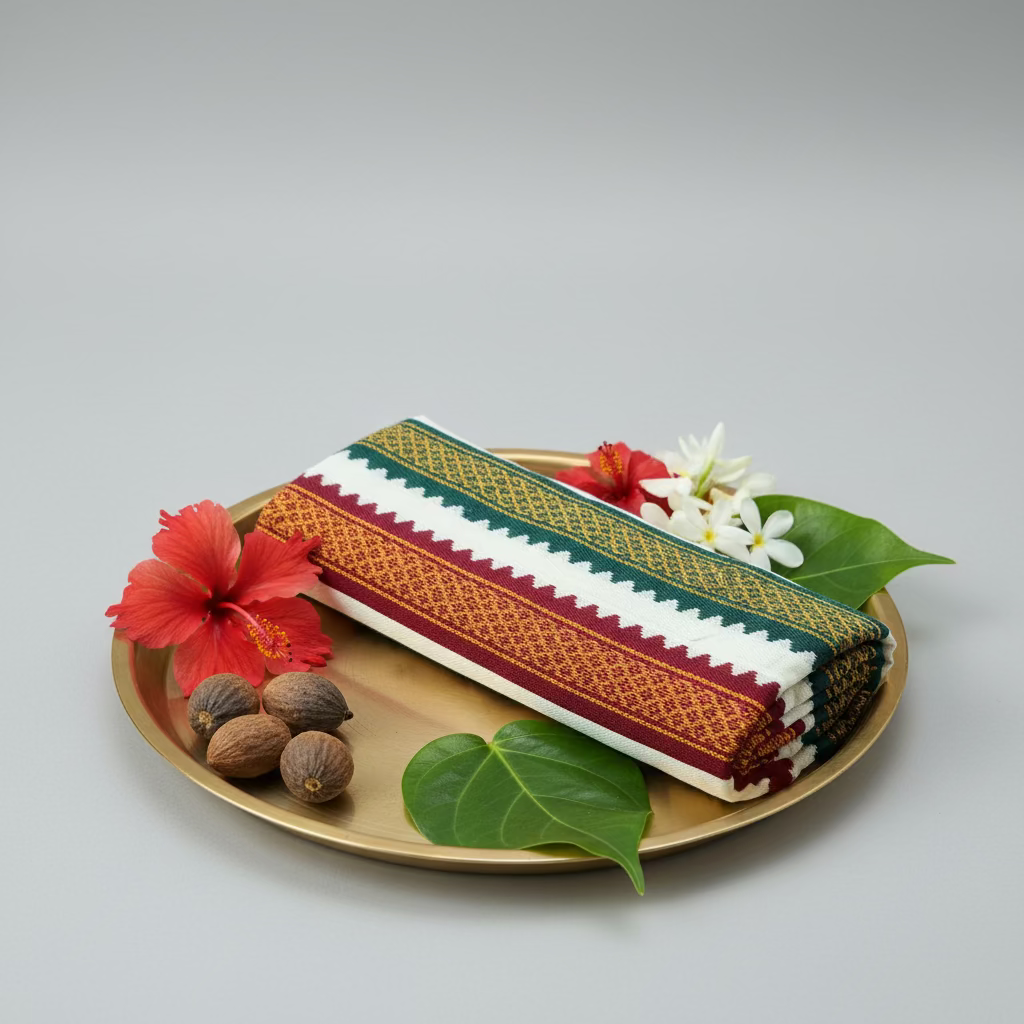 9*5 pooja dhoti|Cotton Dhoti/|Wedding Gift/ Wedding / Puja Item/ Dhoti/ Cotton Vasti/ Angavastram/ Cotton Pancha|Iyyar dhoti and Angavastram|Pooja cloth for satyanarayana pooja |Housewarming pooja|Cotton vesti, thamboolam