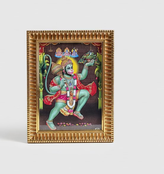 Gold Synthetic God Frames – Hindu Deity Photo Frames for Home Pooja Mandir (Ganesha, Lakshmi, Durga, vinayagar) and for housewarming pooja