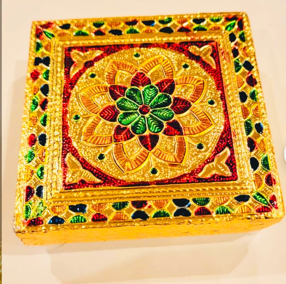 Pooja Chowki for God Sitting, Puja Aasan, Chaurang, Puja Stool for God, Table for God Idols, Bajot gift, Pooja peeta, Pooja Mandir