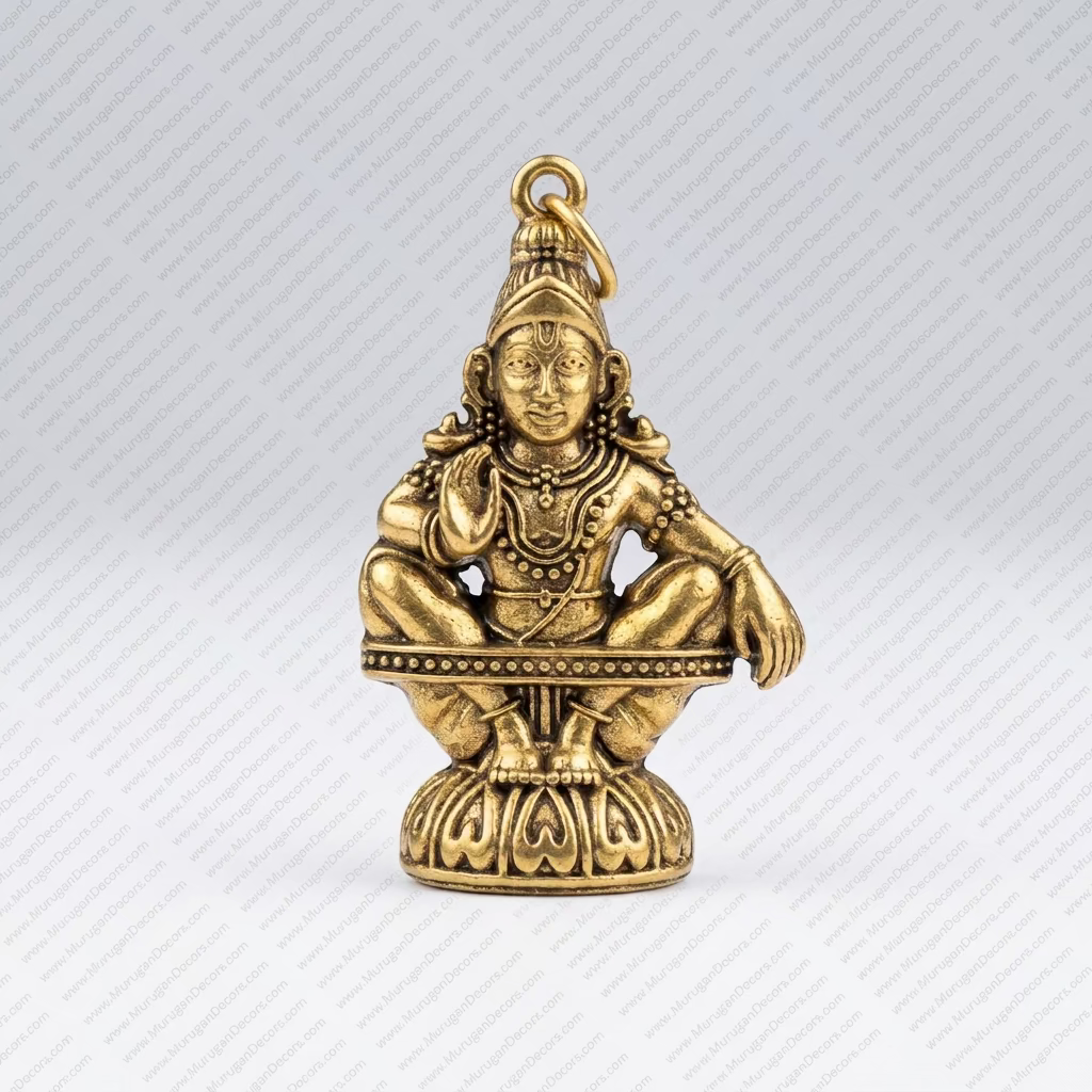 Shop Ayyappa locket for Sabarimala Vratham , Ayyappa dollar in USA at MuruganDecors