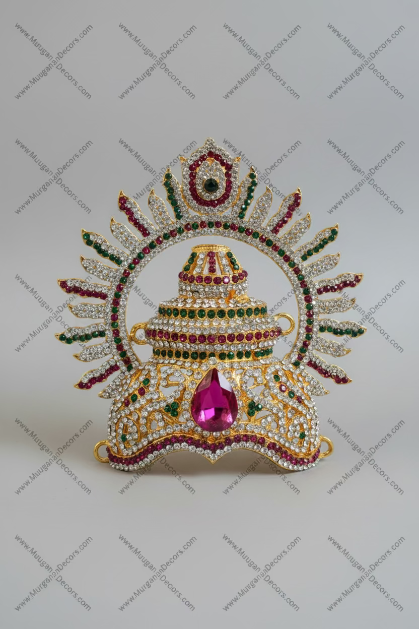 Buy Varalakshmi Ornaments/ Varalakshmi Kireedam / Pooja Ornaments / Ammavaru Crown in USA at MuruganDecors
