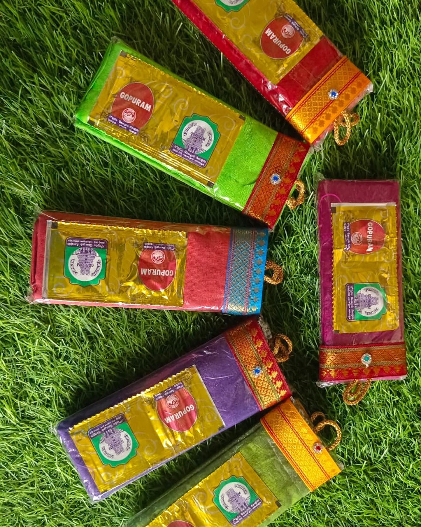 Traditional Pooja Cloth & Sacred Attire – Silk Blouse Pieces, Dhotis, God Sarees & Deity Dress