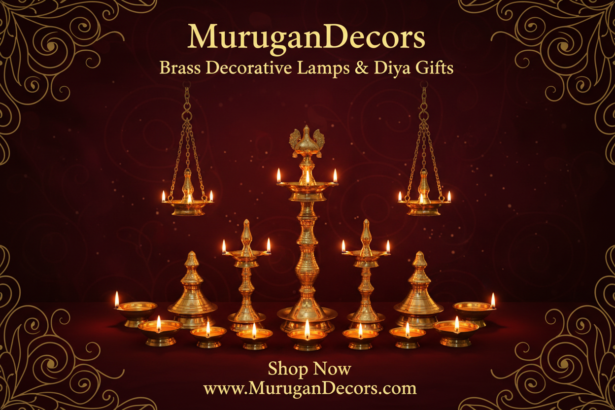 Brass Decorative Lamps , Oil Lamps , Diya Gifts Promotional Banner