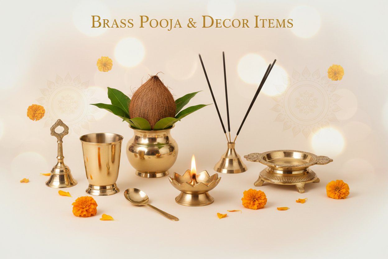 Brass Pooja & Decor Items Collection Banner