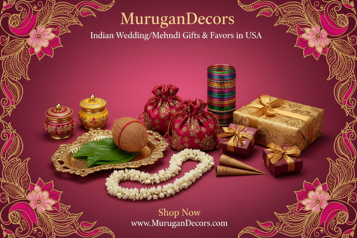 MuruganDecors Indian Wedding Mehndi Gifts Banner