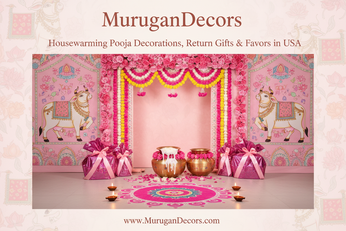 MuruganDecors Pink Housewarming Banner