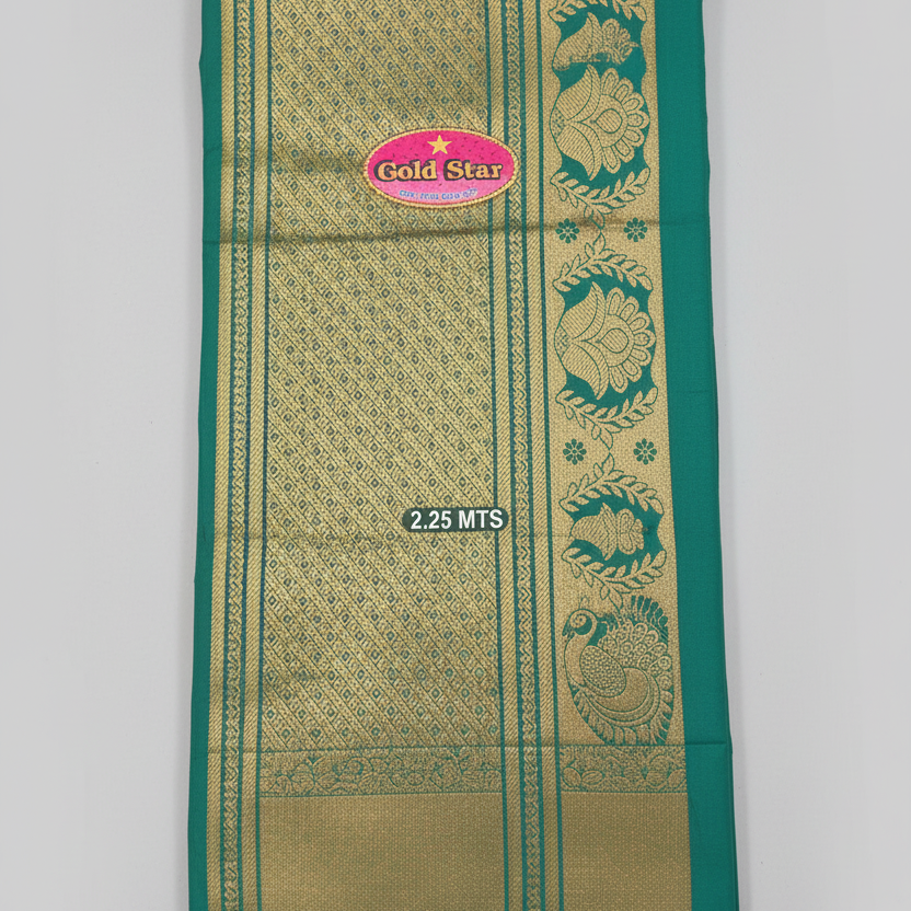 Silk welcome shawl|Zari work Flower Silk Grand Style Classic Puja Shawl - 2.25|dance arangetram welcome shawl|