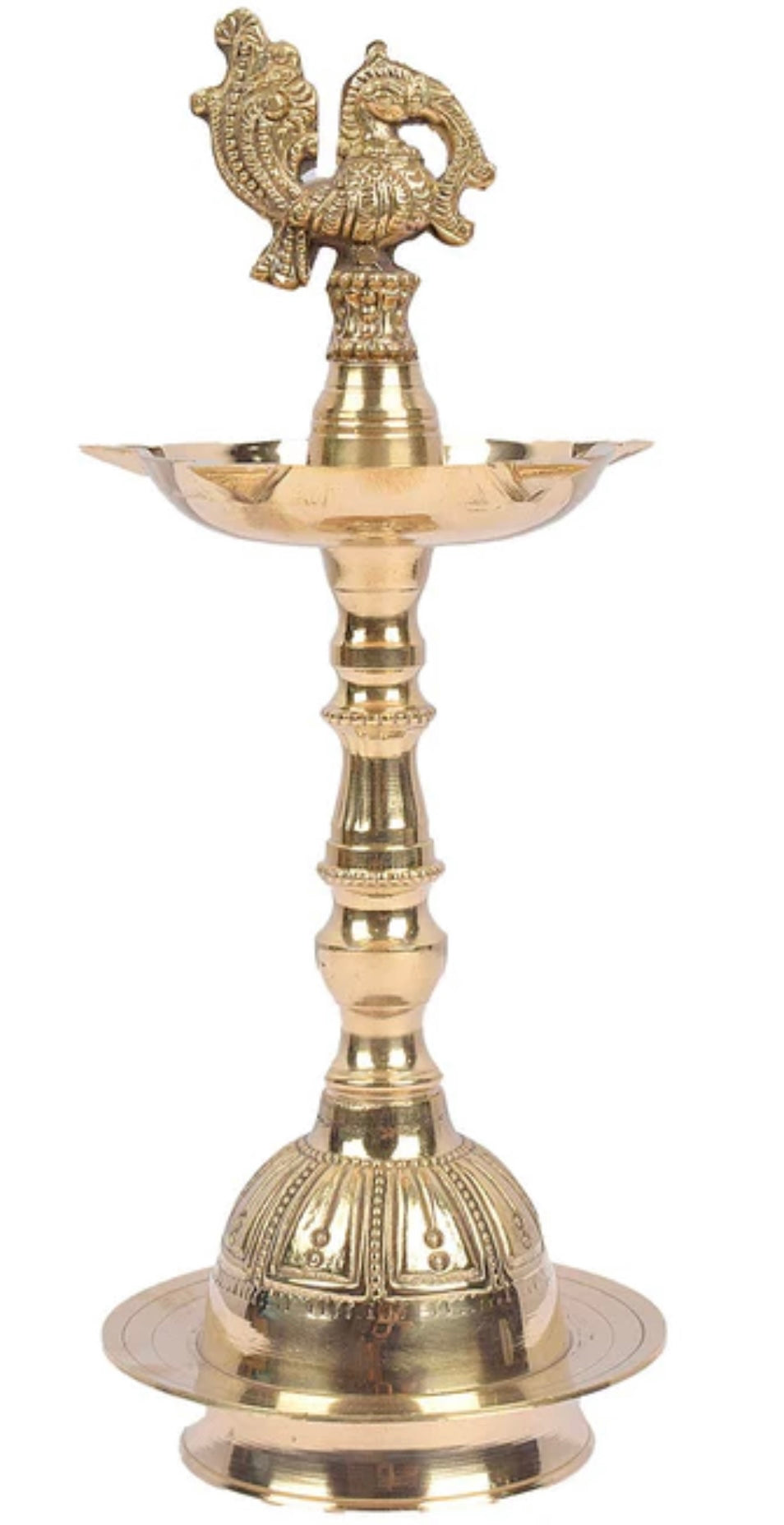 Peacock brass Kerala lamp/Kerala Diya