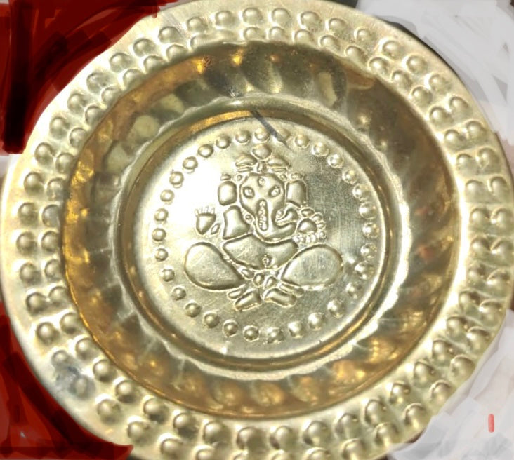 Brass pooja plates for return gifts