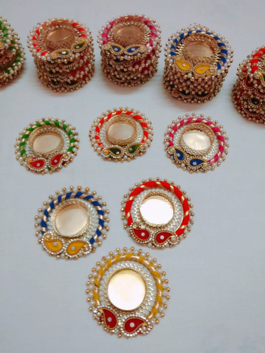 Murugan Decors Indian Tealight Candle Holders, Diwali Candle Holder, Christmas Decorations, Christmas Decor, Tea Lights Holder, Navrathri Varalaxmi Wedding, Pooja Return Gift, Housewarming Diya
