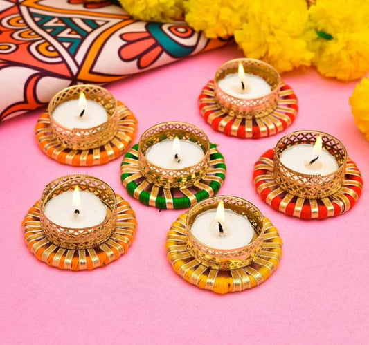 Murugan Decors Indian Tealight Candle Holders, Diwali Candle Holder, Christmas Decorations, Christmas Decor, Tea Lights Holder, Navrathri Varalaxmi Wedding, Pooja Return Gift, Housewarming Diya