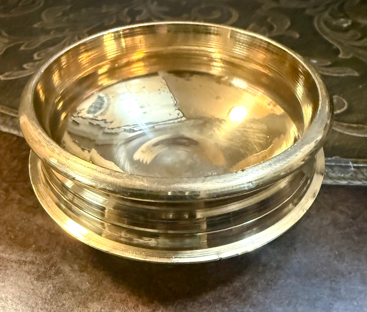 Mini Brass Urli Bowl | prasadam bowl | Pooja & Decor, Indian Wedding Favor|return gifts|God stand