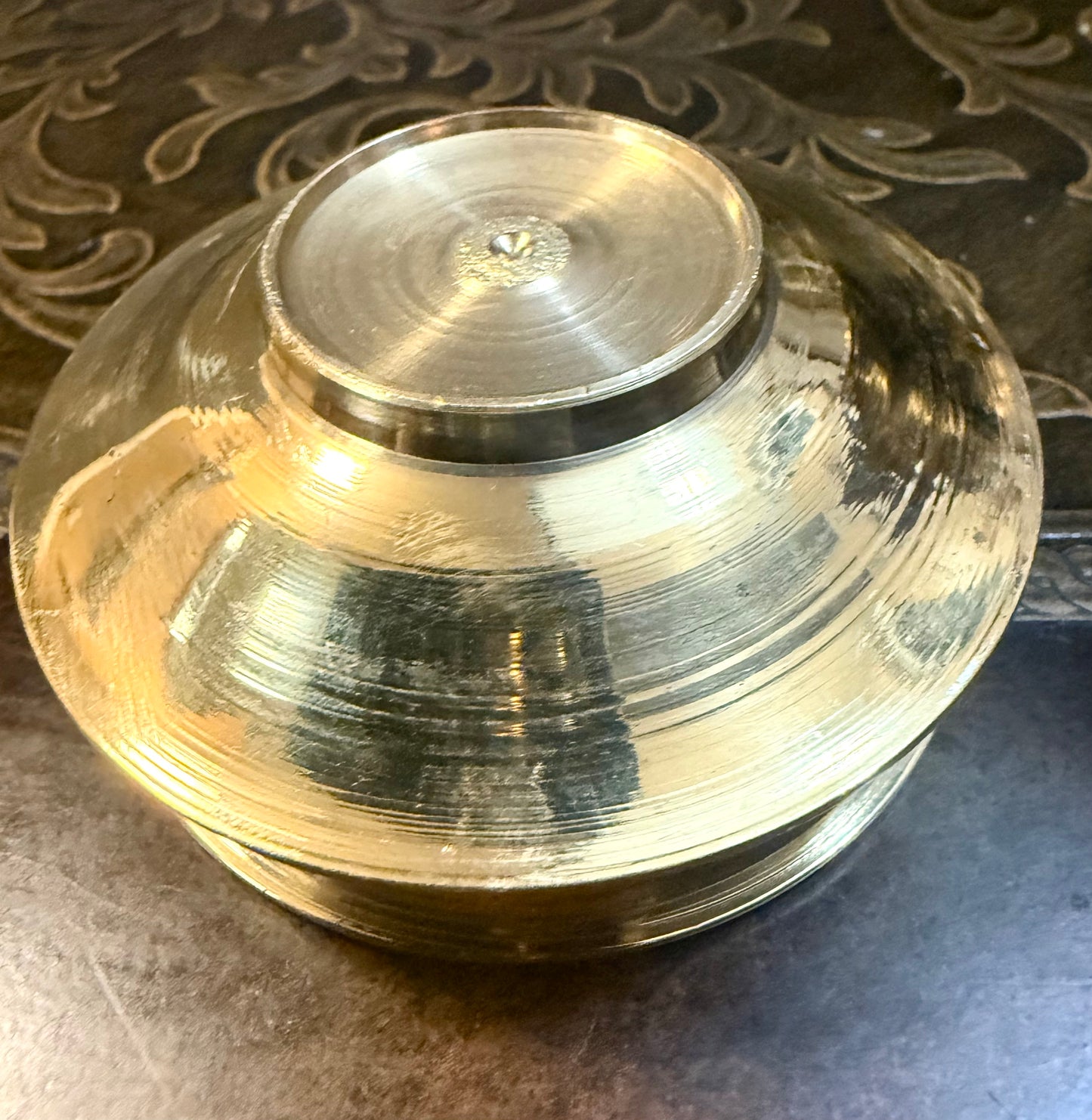 Mini Brass Urli Bowl | prasadam bowl | Pooja & Decor, Indian Wedding Favor|return gifts|God stand