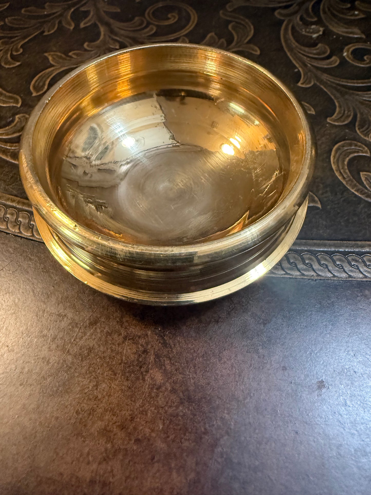 Mini Brass Urli Bowl | prasadam bowl | Pooja & Decor, Indian Wedding Favor|return gifts|God stand