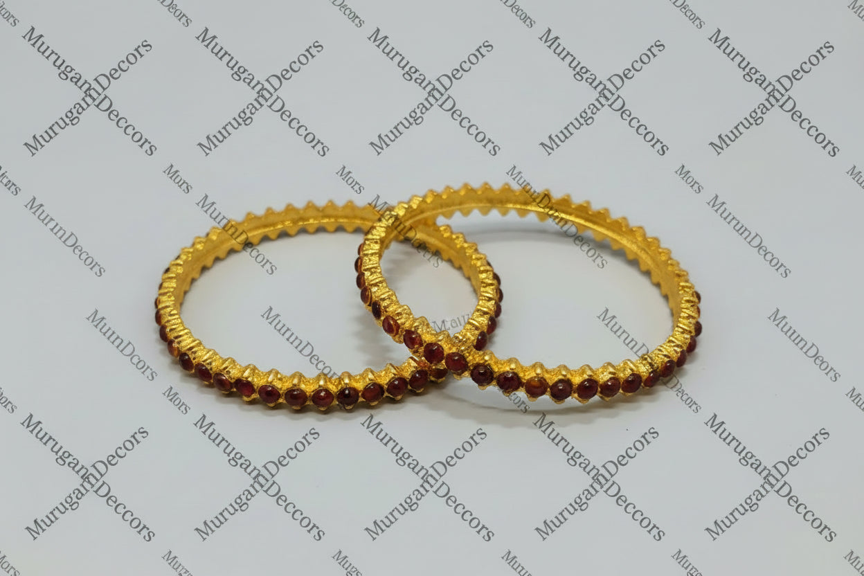 Bharatnatyam Dance Jewelry full 14 piece Set| Red Kemp Bharatanatyam Jewellery/ Stone & Pearl |Classical Dance Jewelry set