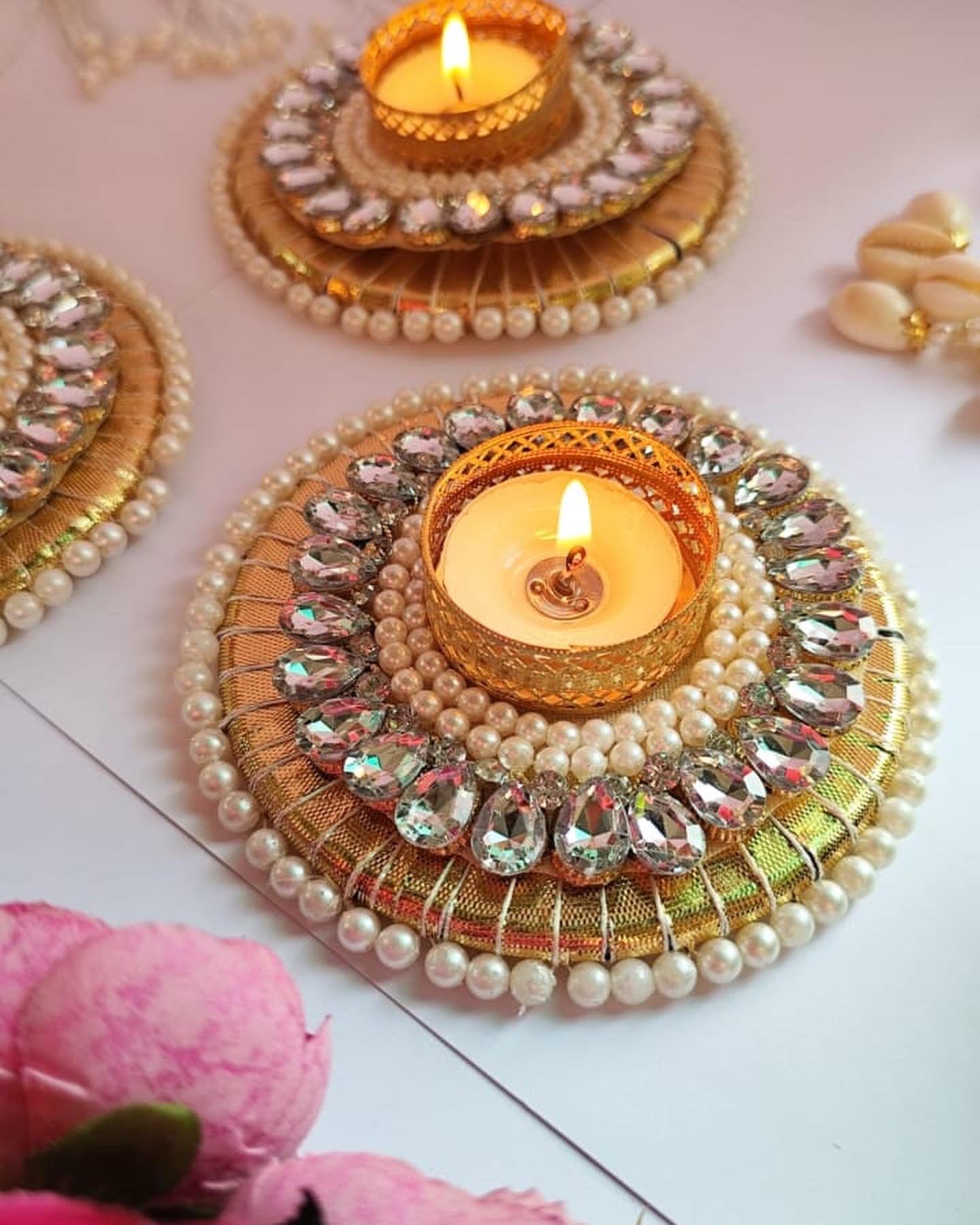 Murugan Decors Indian Tealight Candle Holders, Diwali Candle Holder, Christmas Decorations, Christmas Decor, Tea Lights Holder, Navrathri Varalaxmi Wedding, Pooja Return Gift, Housewarming Diya