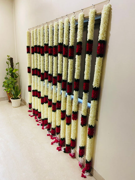 Main entry Door Toran |Nilavu thoran| Handcrafted Artificial Flower Garland for Diwali |Indian Housewarming |Pooja Decor |Indian Decorations for Entrance|Bandanwar for door