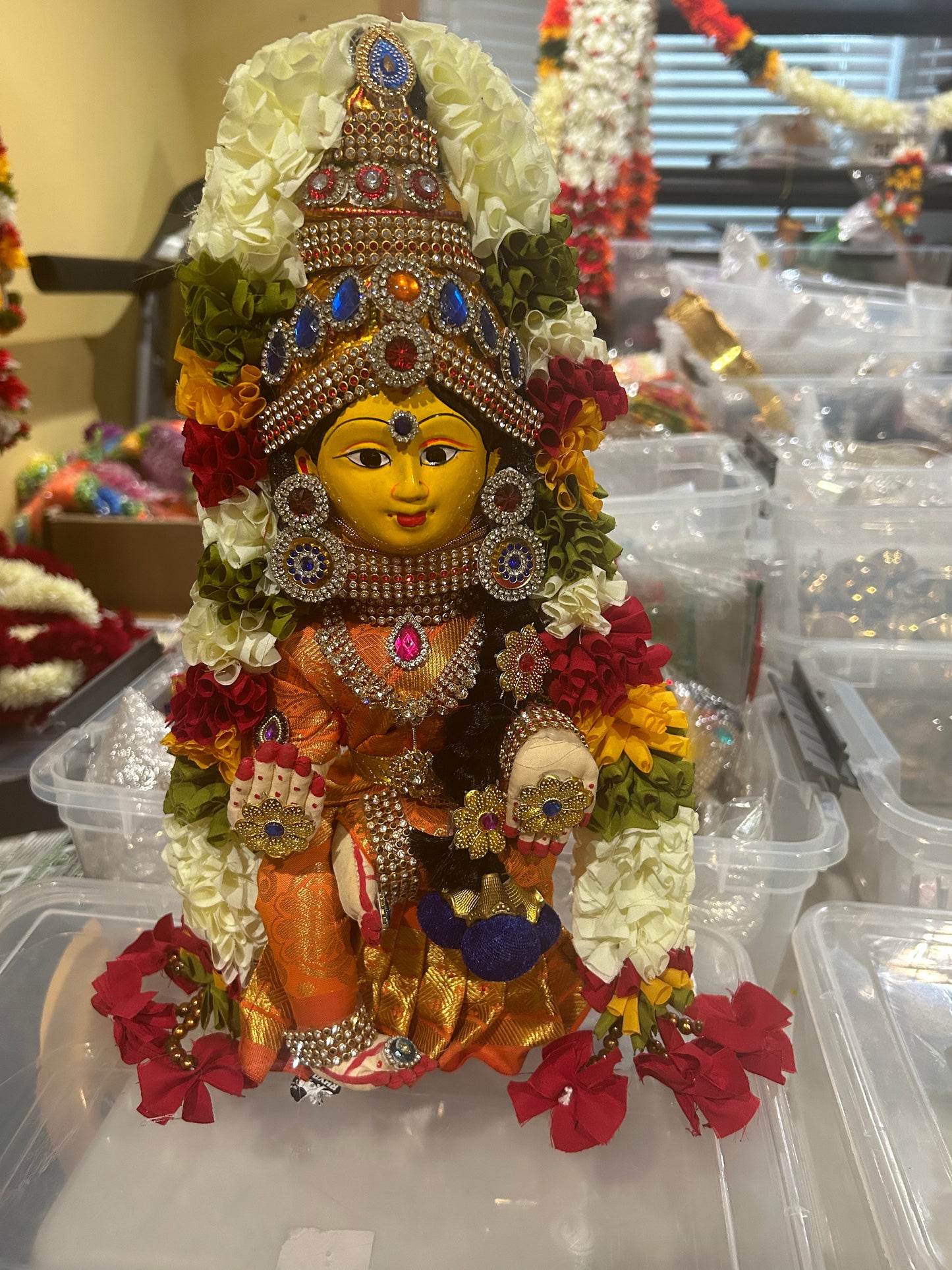 Decorated Varalakshmi Amman idol 14 inch size