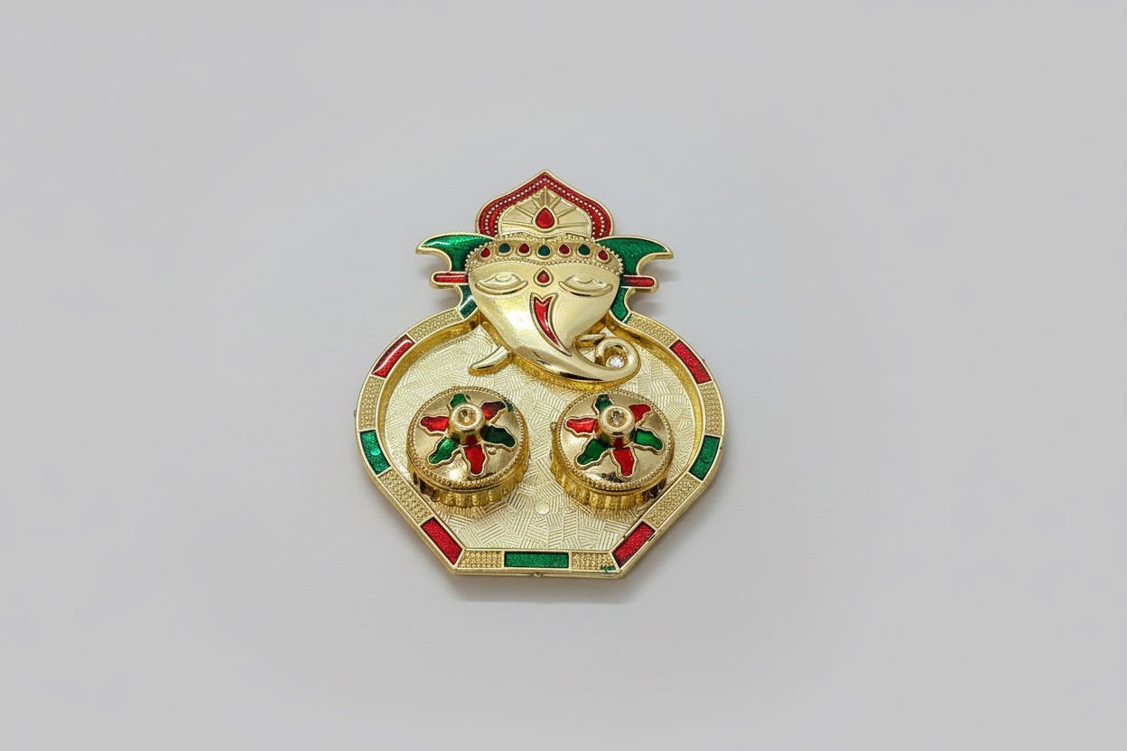 Kumkum Holder Housewarming Return Gifts Pooja Favors Gifts-Haldi Kumkum Holder: Pooja Favor, Diwali Gift, Tilak Sticks, Thambulam Gifts Under 5