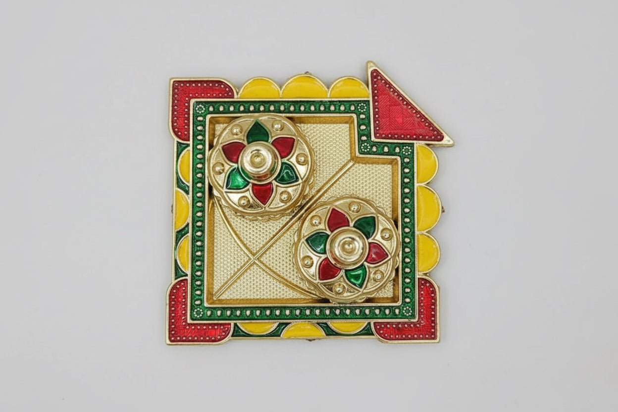 Shop Kite Design Haldi Kumkum Plate for Indian Return Gifts &  Sankaranti Housewarming,Ganesh Chaturthi decorative Haldi kumkum holder online MuruganDecors USA