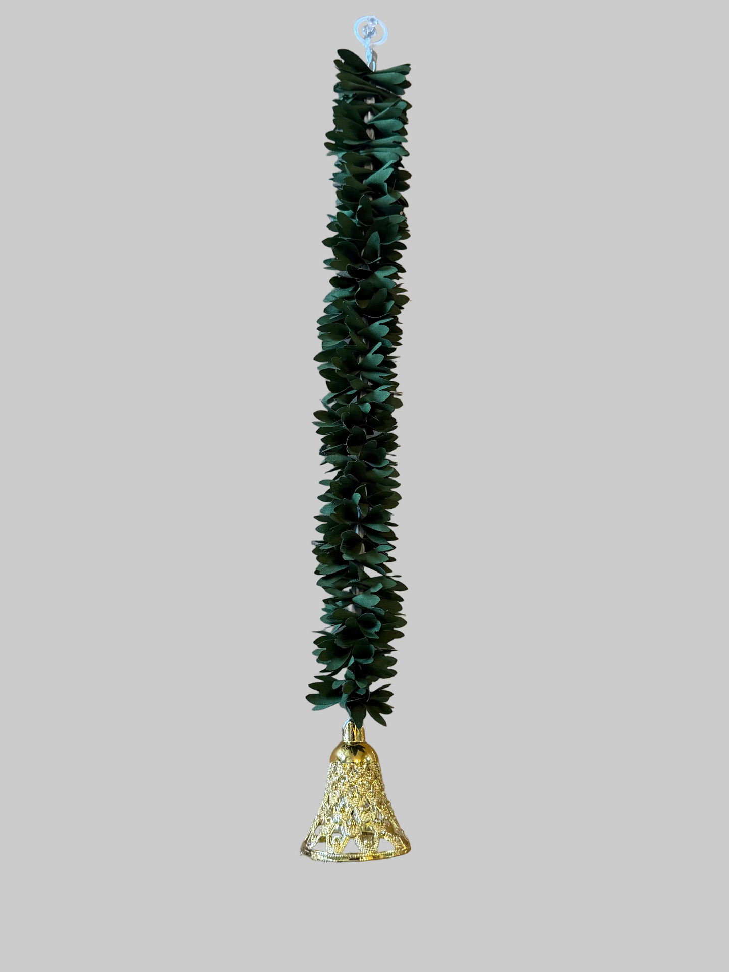 Jasmine Artificial garland with bell Decor / garland strings/ Pooja Decor / Indian Pooja Decor / Artifical Flower Decor / Flower Pooja Decor/ Ganesh Pooja Decor