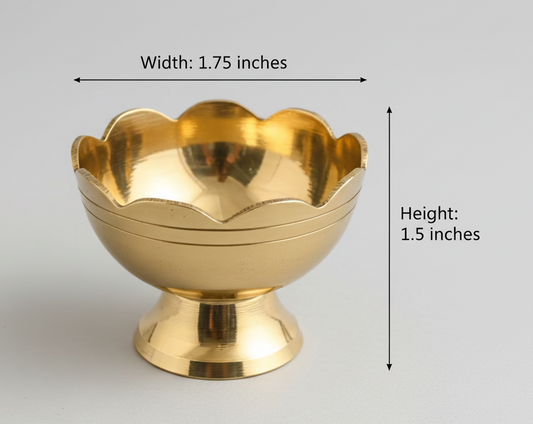 brass pooja flower bowl| haldhi kumkum bowl | small brass prasadam bowl|pooja favours | housewarming return gifts|wedding return gifts|varalakshmi pooja gift|thamboolam return gift