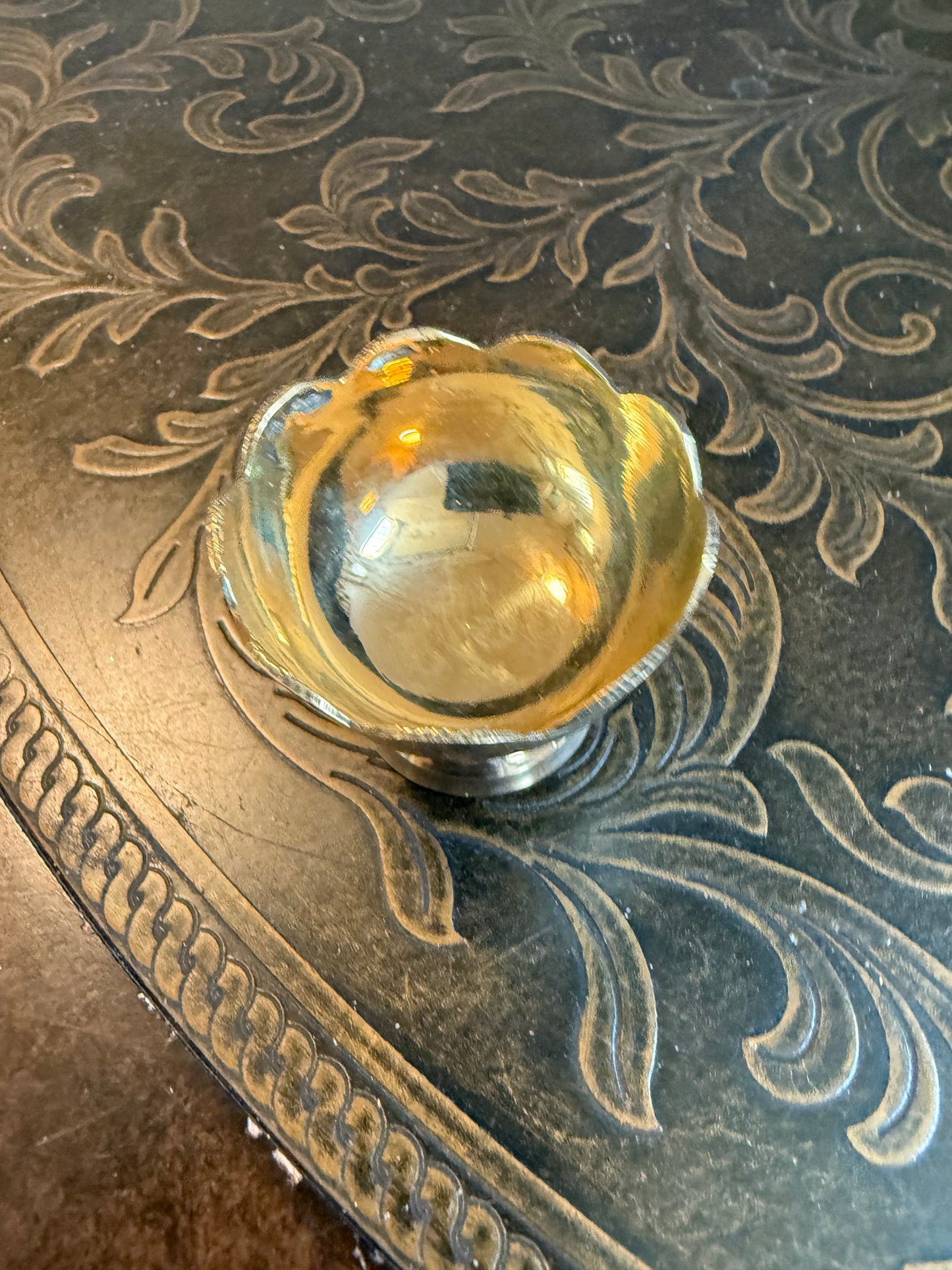 brass pooja flower bowl| haldhi kumkum bowl | small brass prasadam bowl|pooja favours | housewarming return gifts|wedding return gifts|varalakshmi pooja gift|thamboolam return gift