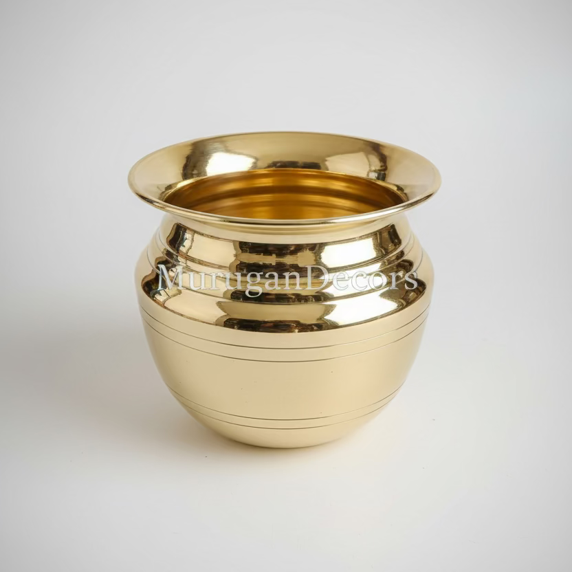 Brass Kalash / pooja kalasham / puja lota for puja rituals-Traditional Hindu Lota for Prayer – Spiritual Decor , Housewarming Gift