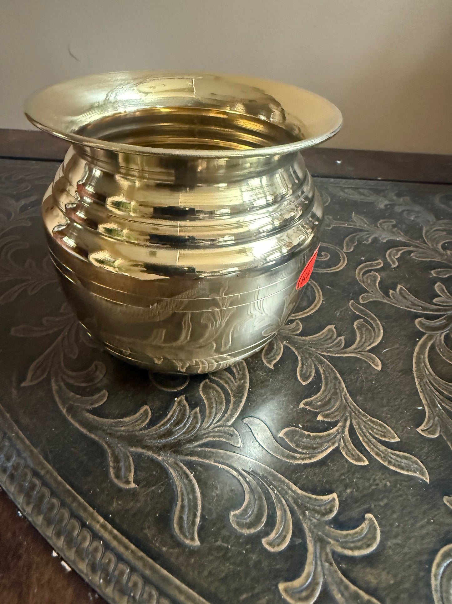 Brass Kalash / pooja kalasham / puja lota for puja rituals-Traditional Hindu Lota for Prayer – Spiritual Decor , Housewarming Gift
