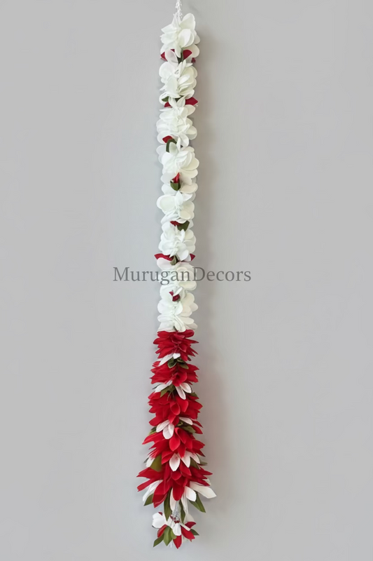 3 feet Artificial garland with cone cutting |Lilly garland for housewarming decoration backdrop garlands(count-1)|Haldi decorations|wedding and diwali garlands|ganesha festival hanging decors