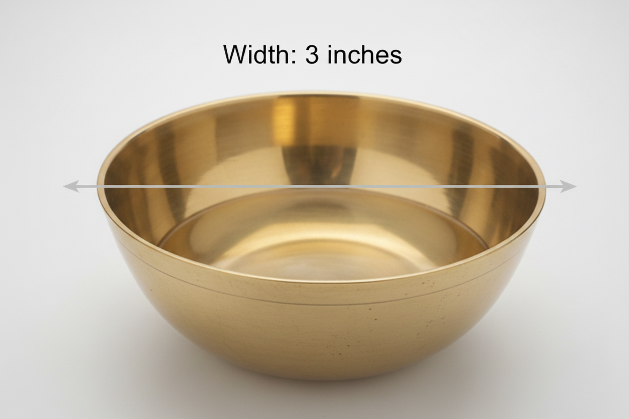 Brass prasadam bowl Tilak and Chandan bowl|for housewarming pooja gifts|(3 inch) bowls for return gifts| Favors Housewarming Gifting | Hindu Pooja Gifts– Traditional Return Gifts