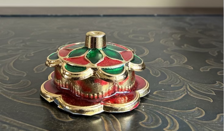 Haldi Kumkum Plate for Indian Return Gifts | Housewarming-Handmade hadli kumkum Holder Pooja thali ,Return Gifts,Housewarming Gifts, Puja Favors,christams Gift For Guests,wedding favor