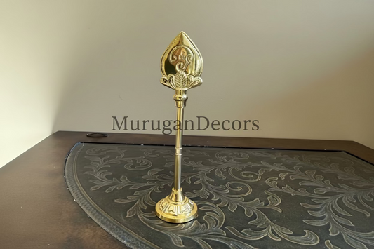 Brass Vel With Base - 6 x 1.5 Inches | Murugan Vel/ Brass Astras/ Lord Muruga Vel for Pooja|home worship|Hindu Karthikeyan pooja|Vel Pooja