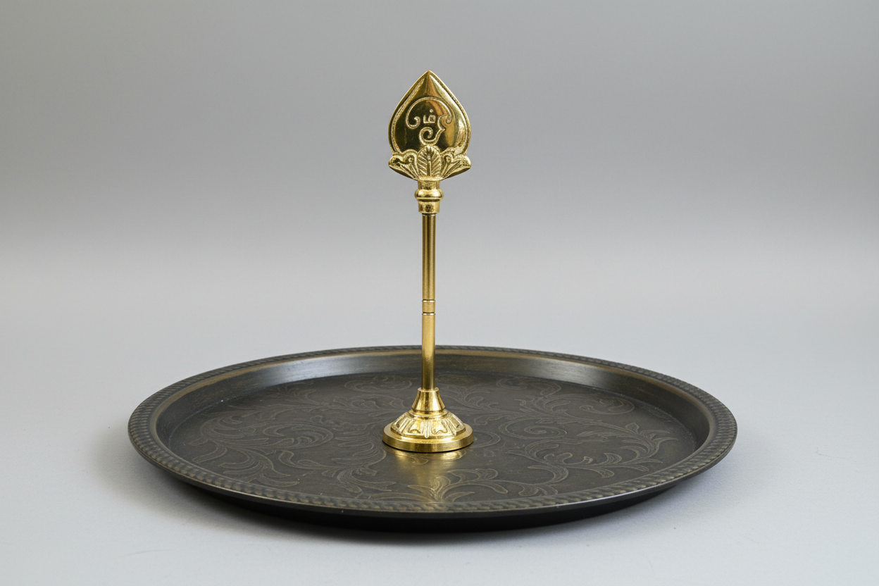 Brass Vel With Base - 6 x 1.5 Inches | Murugan Vel/ Brass Astras/ Lord Muruga Vel for Pooja|home worship|Hindu Karthikeyan pooja|Vel Pooja