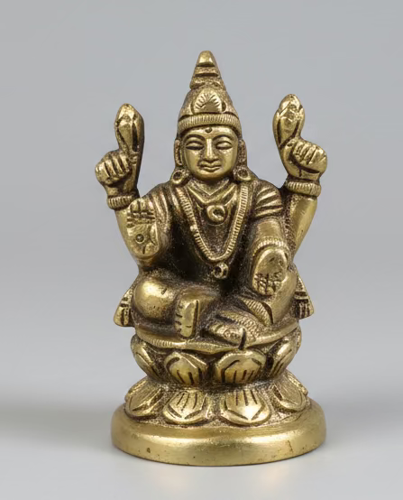 Brass Hindu god idols/God statues for pooja room | (3 inch) |God Murti | Antique Miniature Brass Statue|Lakshmi |Vinayagar | Hanuman | brass Statue for Hindu pooja