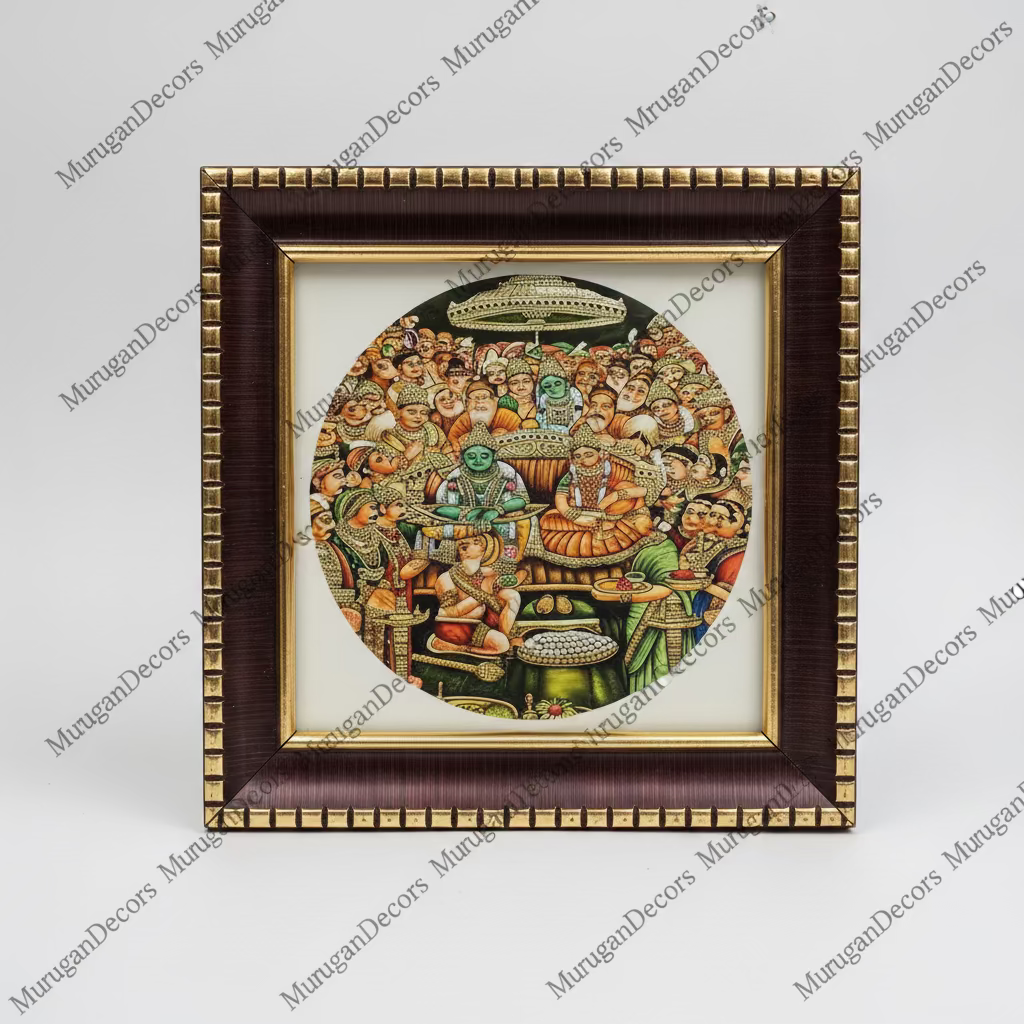 God Photo Frames – Hindu Deity Photo Frames for Home Pooja Mandir |(Ashtalakshmi,Ram Parivar,Balaji with ammavar,Balaji) |for housewarming pooja |varalakshmi pooja|Golu|return gifts|pooja favors