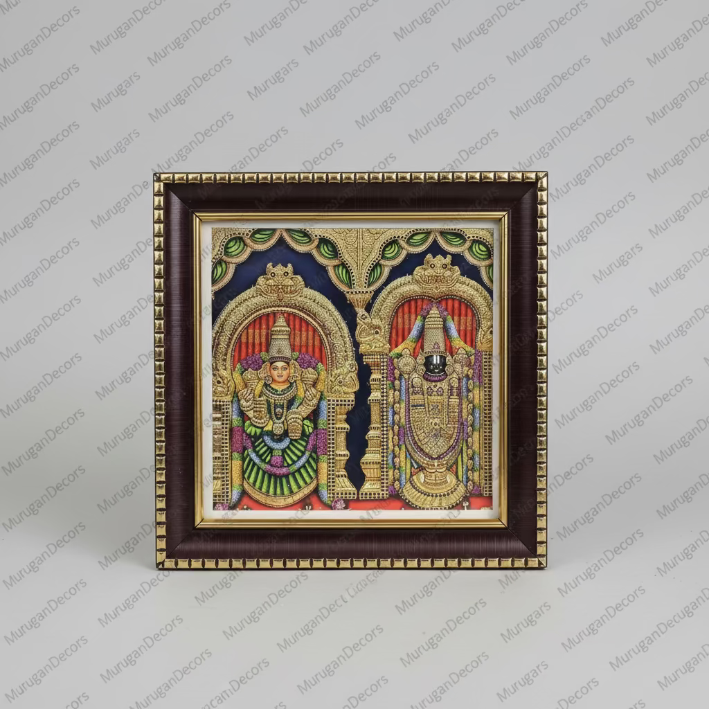 God Photo Frames – Hindu Deity Photo Frames for Home Pooja Mandir |(Ashtalakshmi,Ram Parivar,Balaji with ammavar,Balaji) |for housewarming pooja |varalakshmi pooja|Golu|return gifts|pooja favors