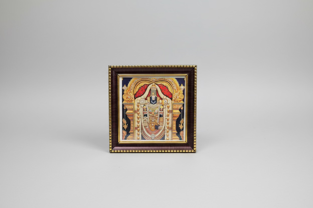 God Photo Frames – Hindu Deity Photo Frames for Home Pooja Mandir |(Ashtalakshmi,Ram Parivar,Balaji with ammavar,Balaji) |for housewarming pooja |varalakshmi pooja|Golu|return gifts|pooja favors
