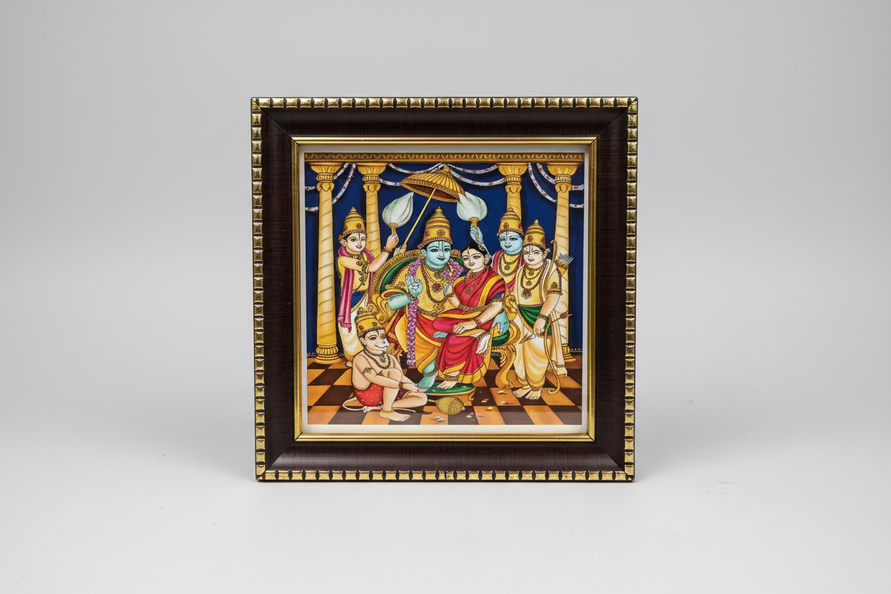 God Photo Frames – Hindu Deity Photo Frames for Home Pooja Mandir |(Ashtalakshmi,Ram Parivar,Balaji with ammavar,Balaji) |for housewarming pooja |varalakshmi pooja|Golu|return gifts|pooja favors