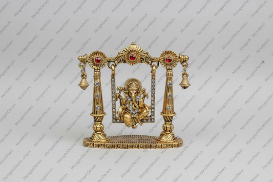 Stone Swinging Ganesha| Divine figures-God Statues–Ganesha Idols for Hindu pooja |housewarming|ganesha| festival|Return Gifts