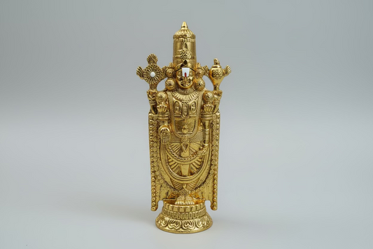 Metal Balaji Murti - 4 x 3 Inches | Balaji Statue/ Tirupati Balaji Idol for Pooja|Idols for Hindu pooja |housewarming|ganesha| festival|Return Gifts