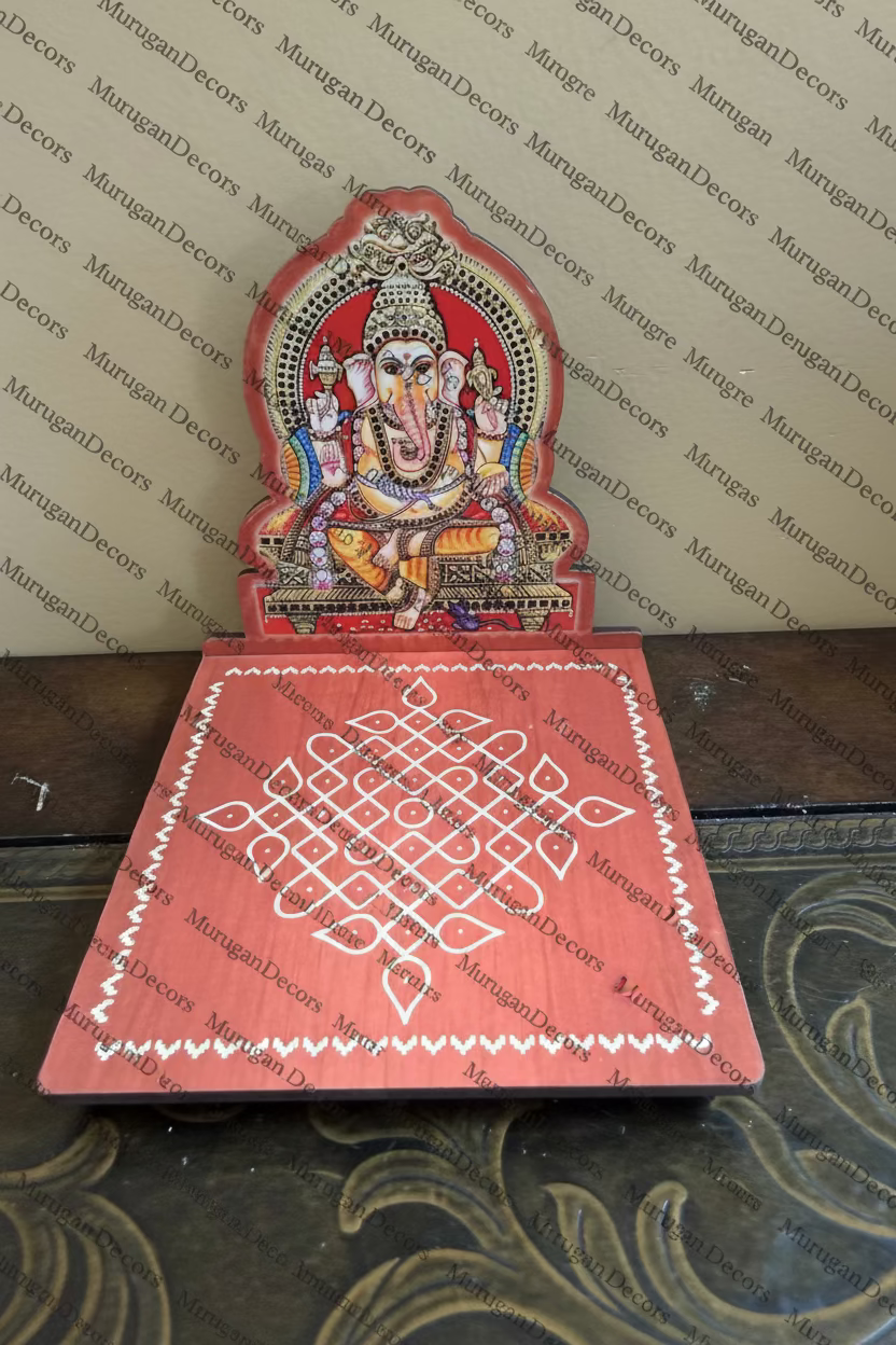 Handcrafted Wooden Kolam Stand | Asan | Pooja Stand || Mukkali Stand-Diya Stand|pooja stand |villakku manai |Diya stand|Mukkali Stand |for housewarming |varalakshmi pooja|pooja favor|return gifts